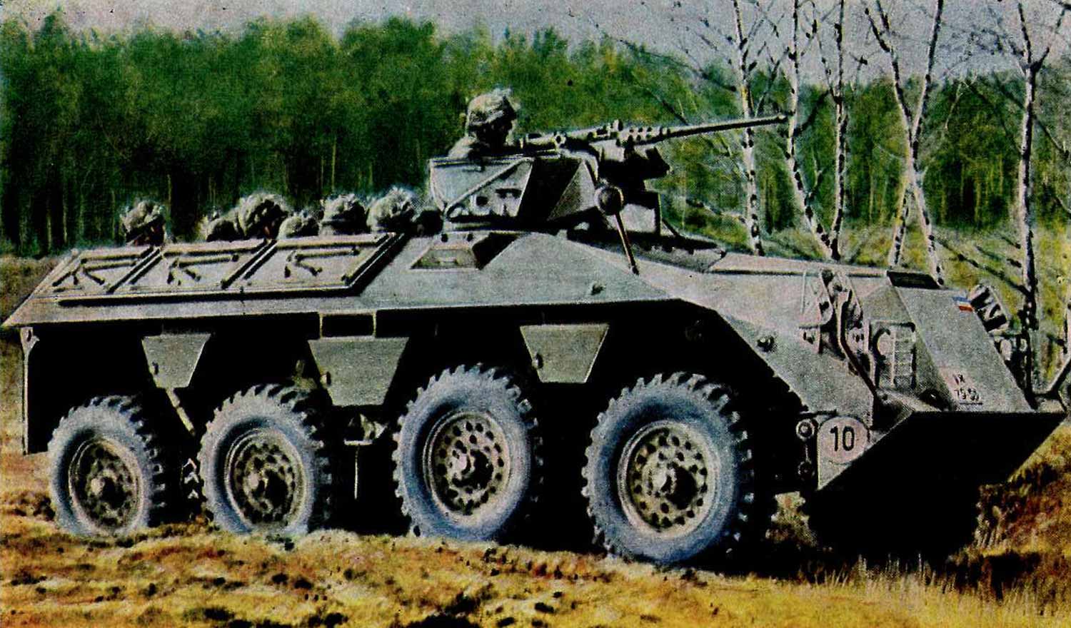 Голландский бронетранспортер DAF YР-408 оружие НАТО Голландский бронетранспортер DAF YР-408 оружие НАТО