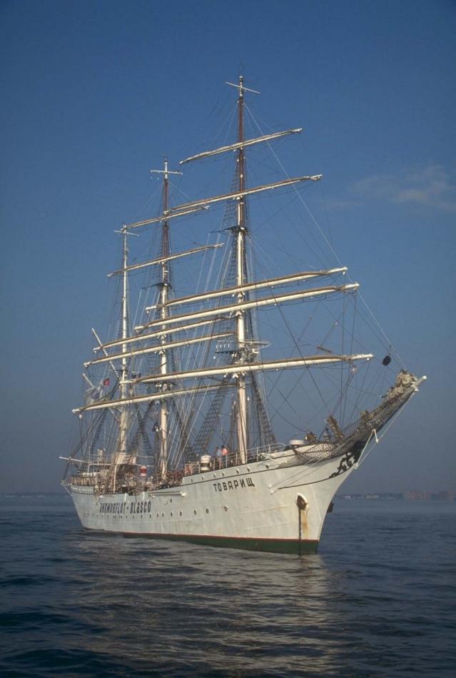 Трехмачтовый барк "Товарищ" - СССР