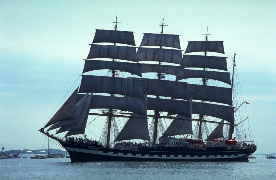 Четырехмачтовый барк Крузенштерн