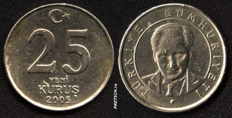 25 YENI KURUS 2005 Turkiye