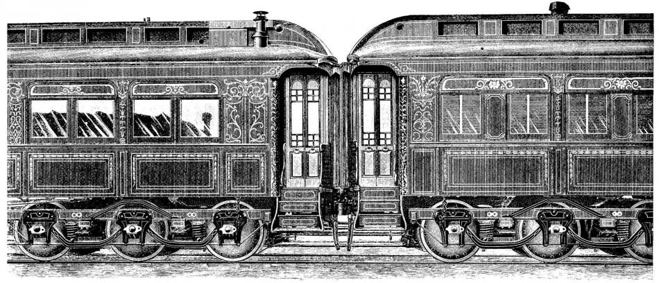 Ювелирное изделие - пульмановский вагон