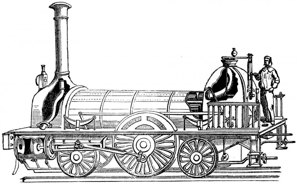 Первые паровозы - 003