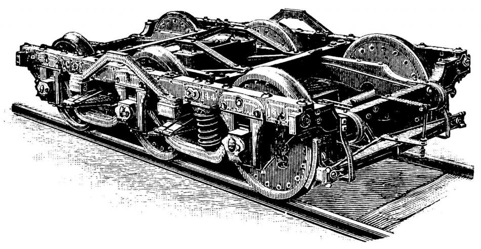 ЖД тележка - шасси