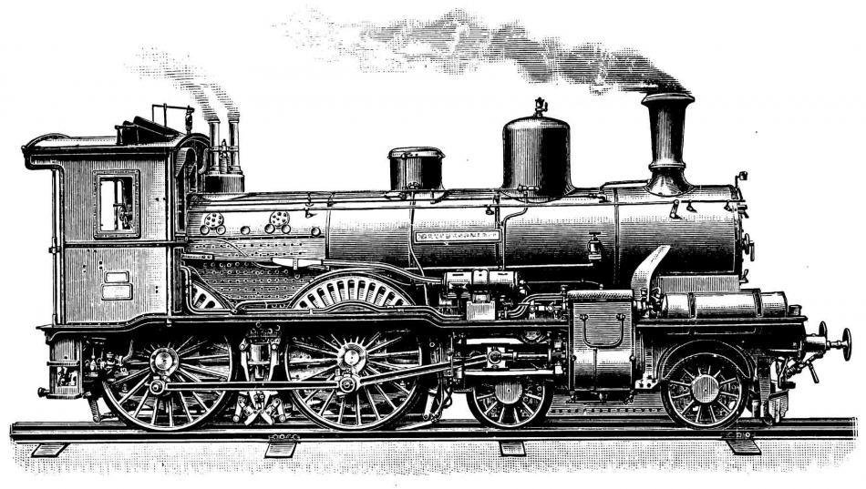 Паровозы разные - 1