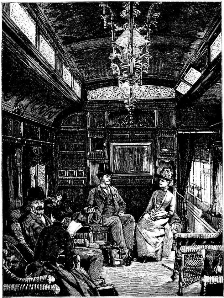 Внутри пульмановского вагона