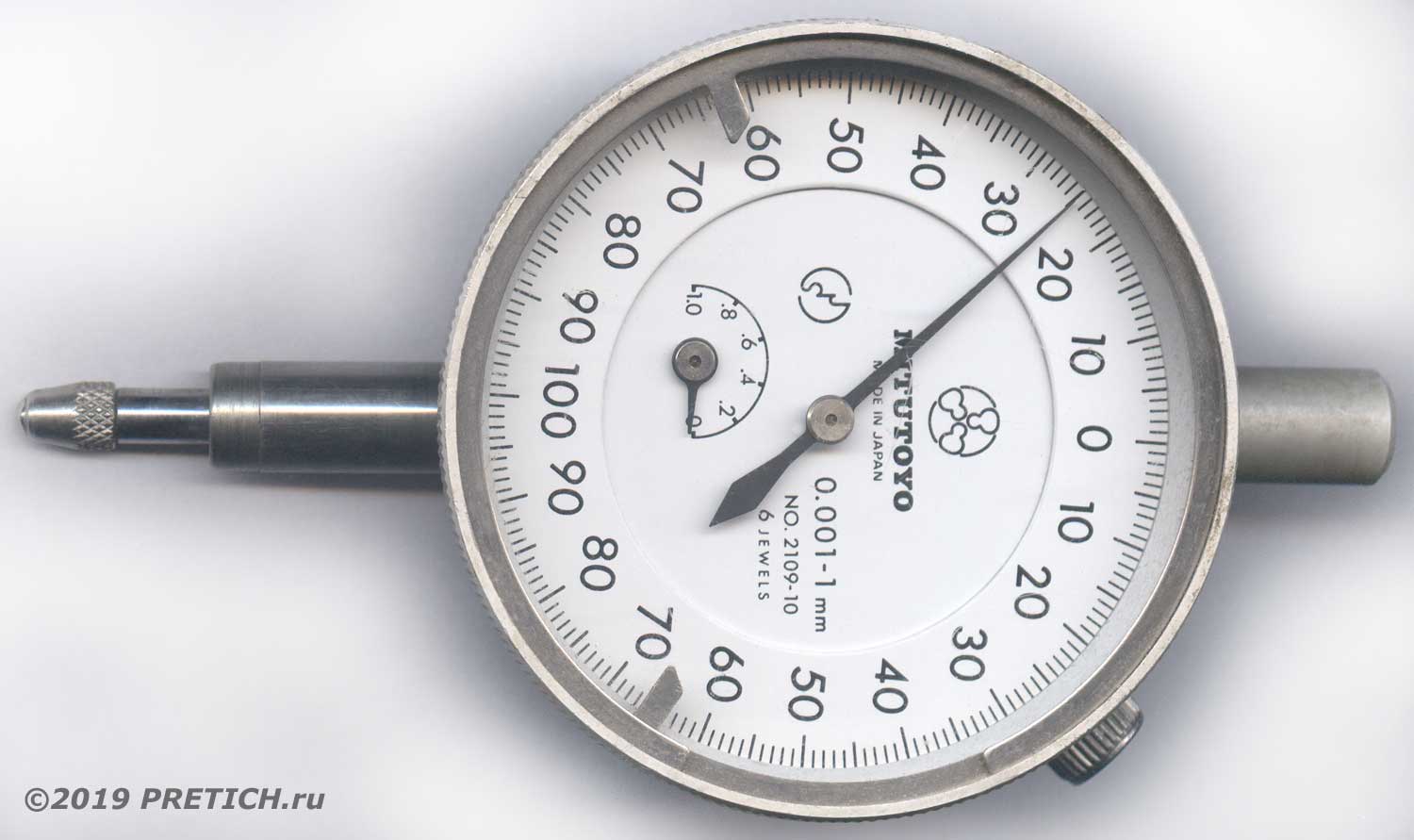 Mitutoyo 0.001-1 mm, 2109-10 полное описание индикатора Mitutoyo 0.001-1 mm, 2109-10 полное описание индикатора