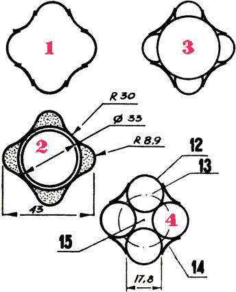 Конструктивные варианты корпуса ракеты СССР