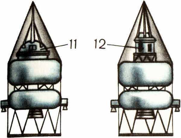 АМС «Луна-1» в обтекателе ракеты носителя Восток