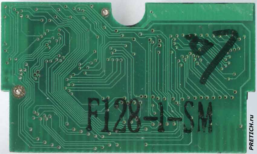 F128-1-SM схема картриджа для Nintendo