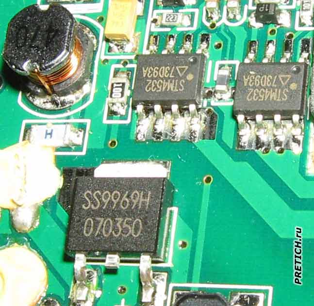 SS9969H стабилизатор и STM532 73D93A МОСФЕТ SS9969H стабилизатор и STM532 73D93A МОСФЕТ