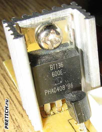 Lukey 902 еще один симистор в паяльном фене Lukey 902 еще один симистор в паяльном фене