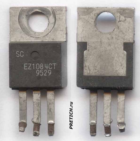 Регулятор EZ1084CT POSITIVE VOLTAGE REGULATOR
