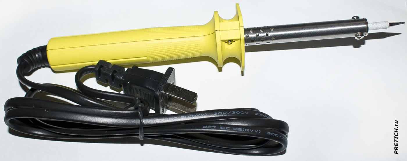 Lodestar L401030 паяльник 30W 220 вольт, обзор, тест Lodestar L401030 паяльник 30W 220 вольт, обзор, тест