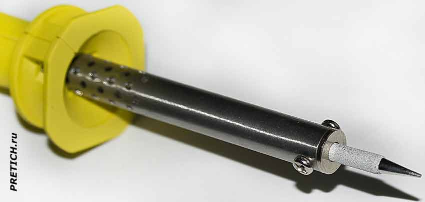 Lodestar L401030 использование паяльника с острым жалом Lodestar L401030 использование паяльника с острым жалом