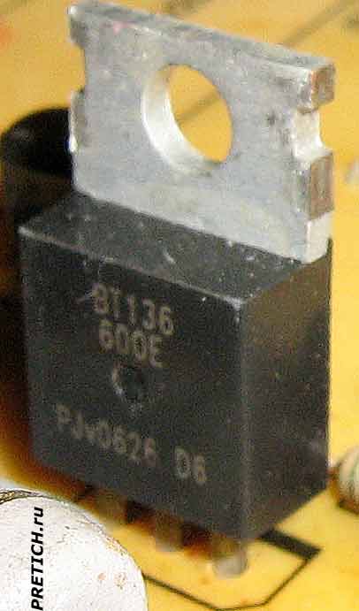 BT136 600E симистор в Lukey 902 SMD паяльной станции BT136 600E симистор в Lukey 902 SMD паяльной станции