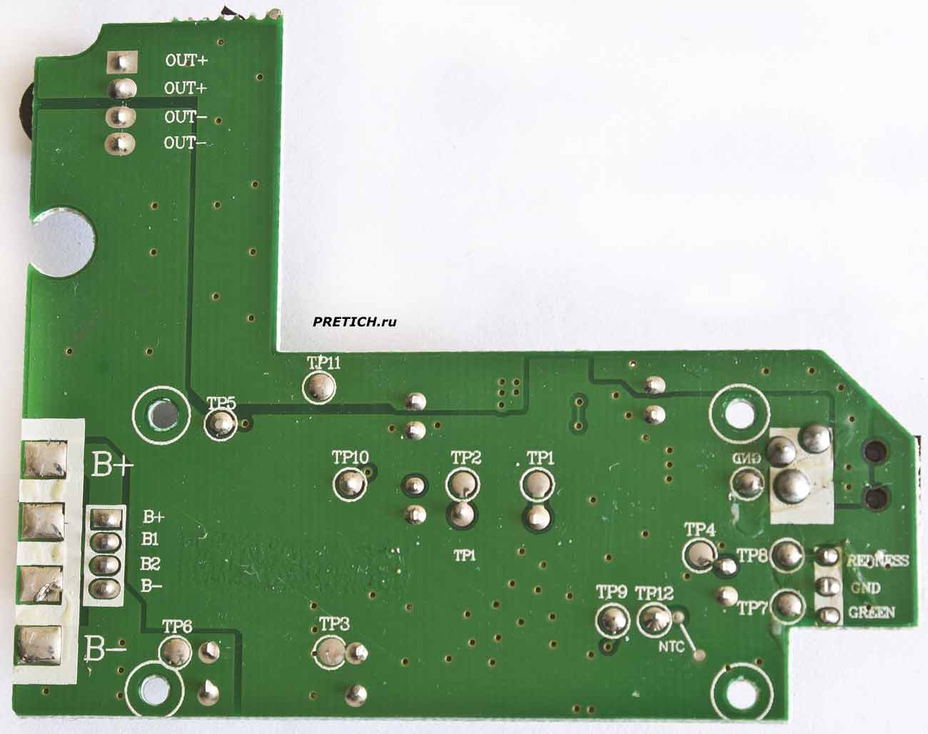Intelligent LI-ION Battery плата контроллера, схема Intelligent LI-ION Battery плата контроллера, схема