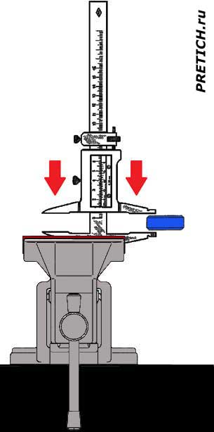Методика ремонта штангенциркулей всех типов