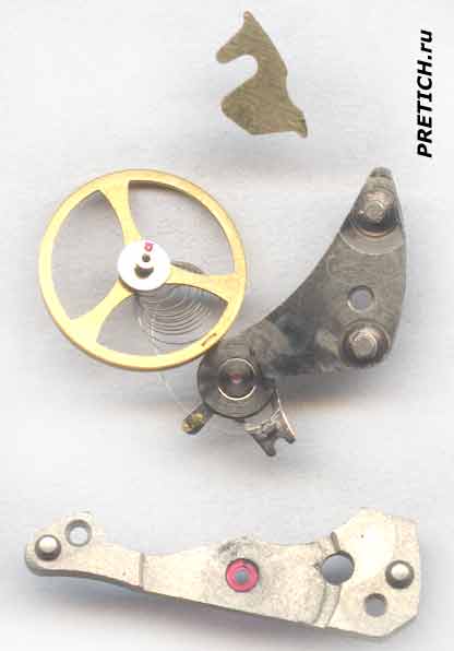 Zaria 2009.1 балансир и мост часов