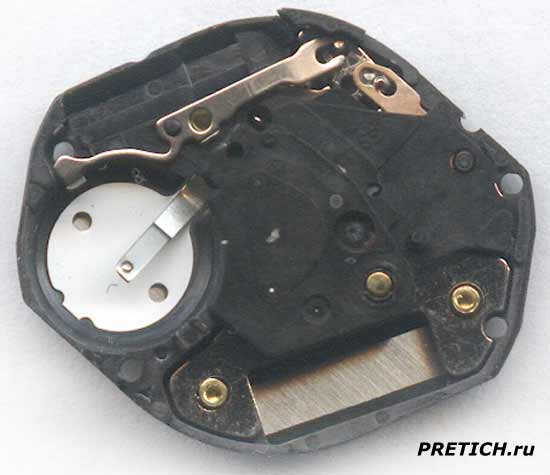 S. EPSON Y121E конструкция часового механизма S. EPSON Y121E конструкция часового механизма