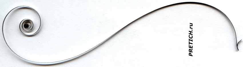 часовая пружина восьмеркой в Заря 2009.1