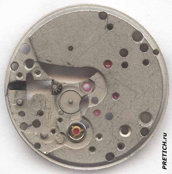 Заря 2009.1 чистка и настройка механизма часов