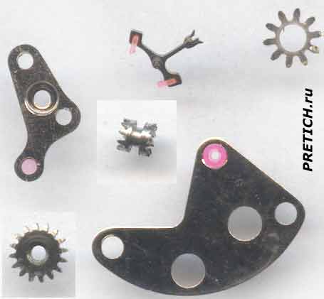 Rolex Daytona различные элементы механизма