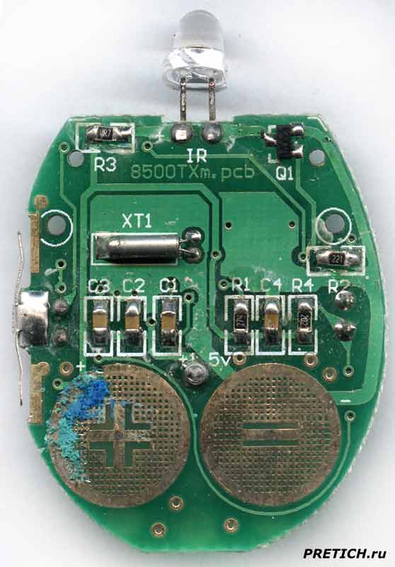 8500TXm.pcb плата часов New-Ray ПДУ 8500TXm.pcb плата часов New-Ray ПДУ