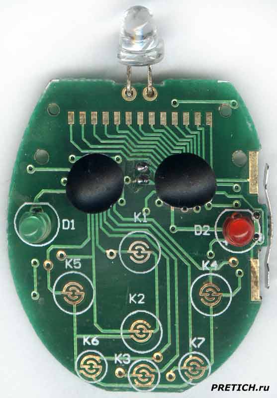 плата электронных часов New-Ray схема плата электронных часов New-Ray схема