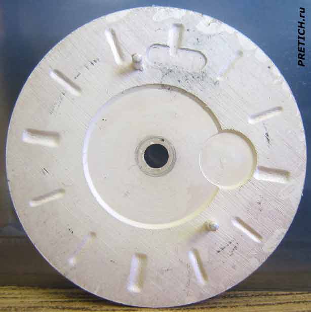 Zaria 2009.1 циферблат с обратной стороны