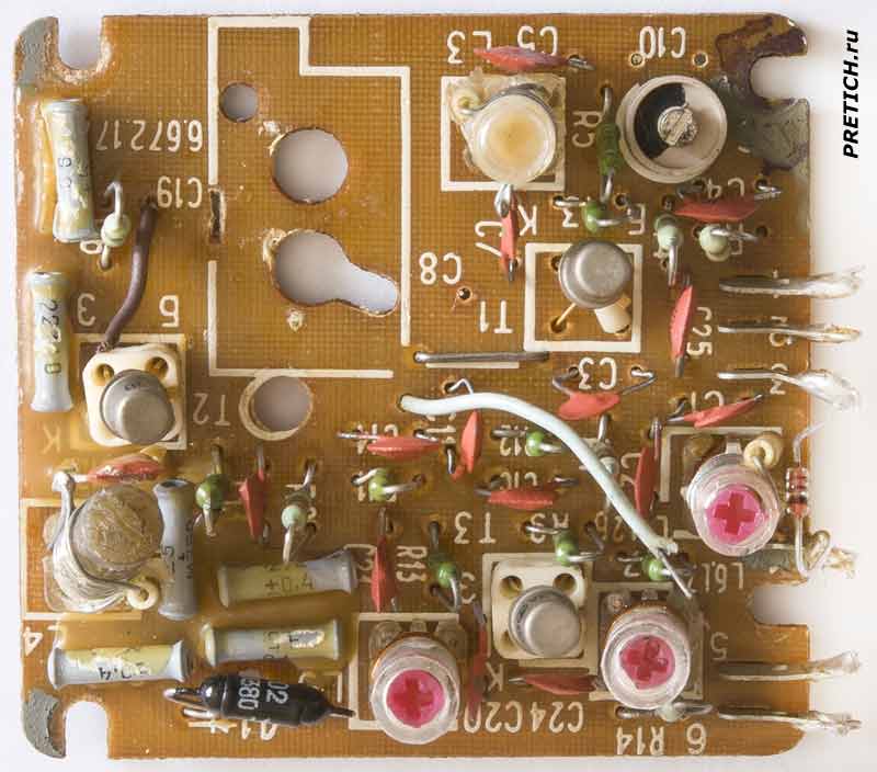 схема советского блока УКВ, разборка