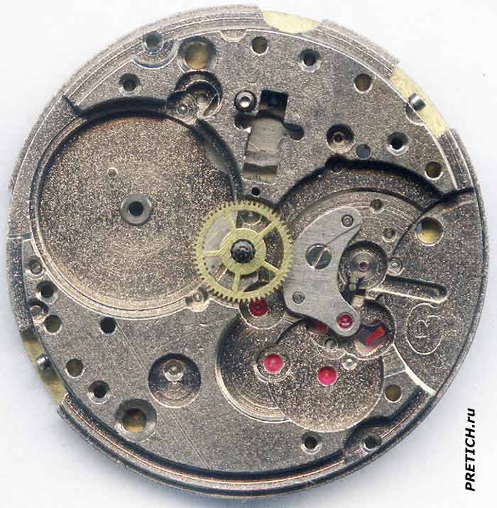 Командирские 2414А маркировка на механизме часов