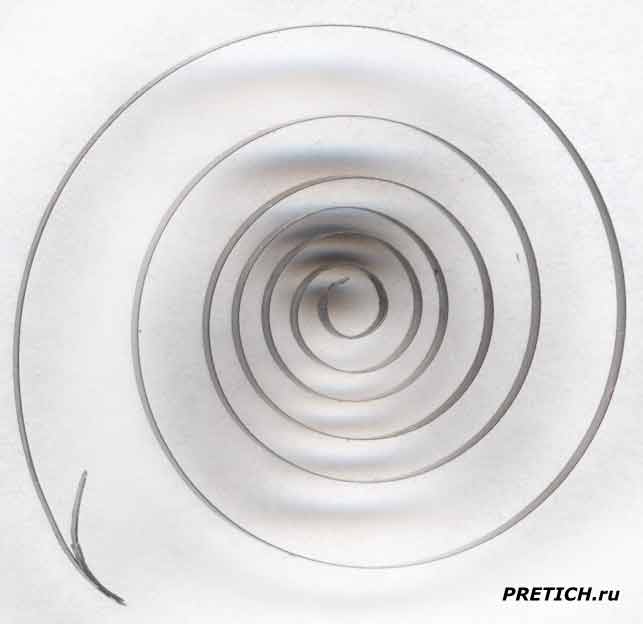 Заря 1800 часовая заводная пружина Заря 1800 часовая заводная пружина