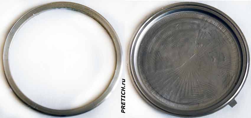 часы Командирские 2414А задняя крышка