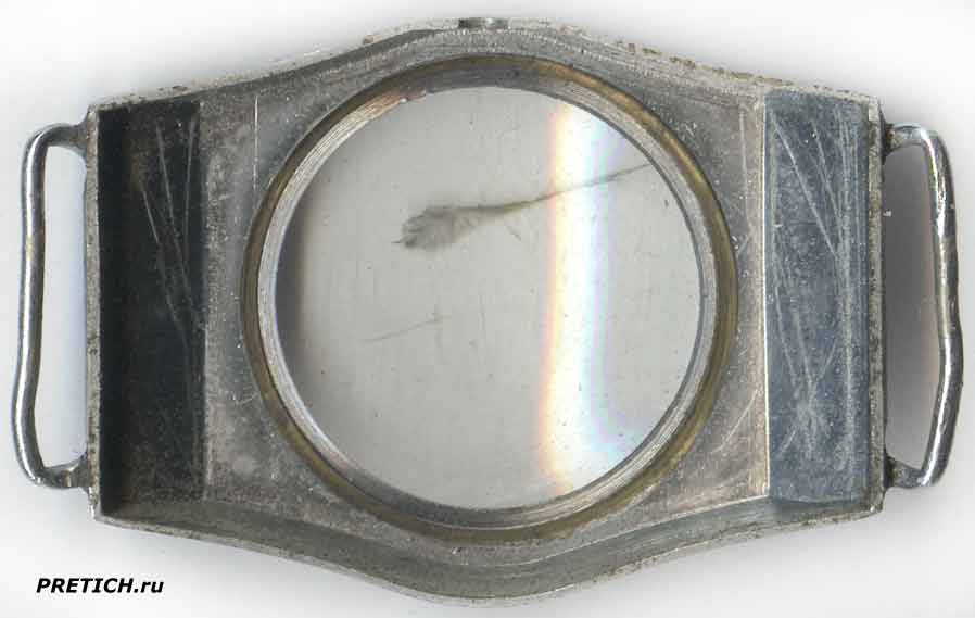 Звезда, серебряный корпус часов СССР