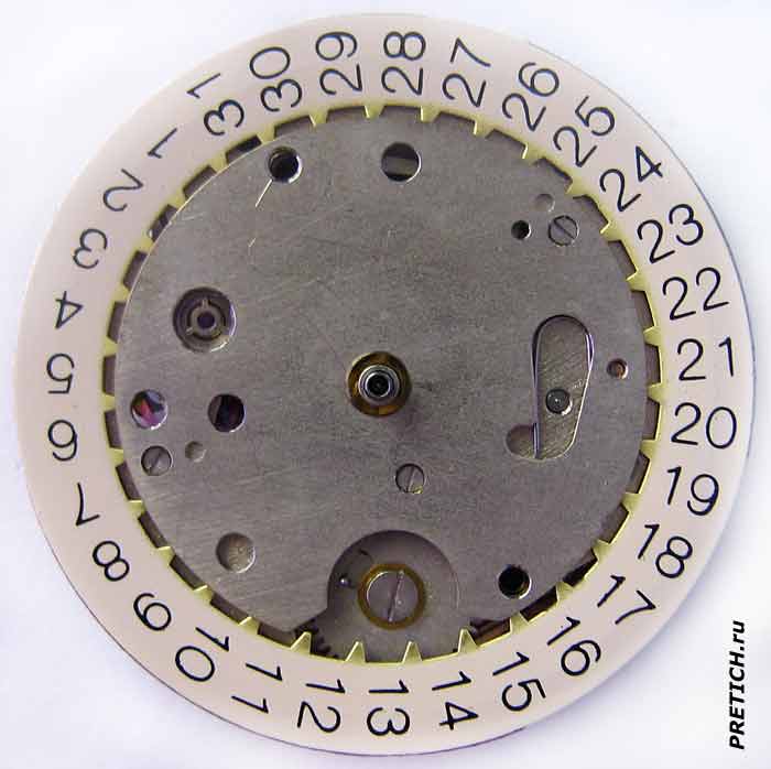 Командирские 2414А лимб календаря часов