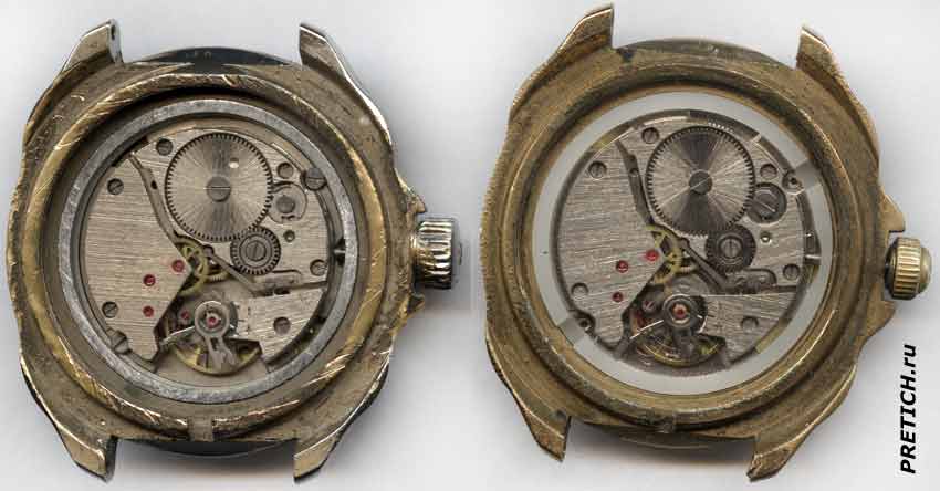 Командирские 2414А полная разборка часов