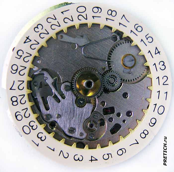 Командирские 2414А ремонт календаря часов