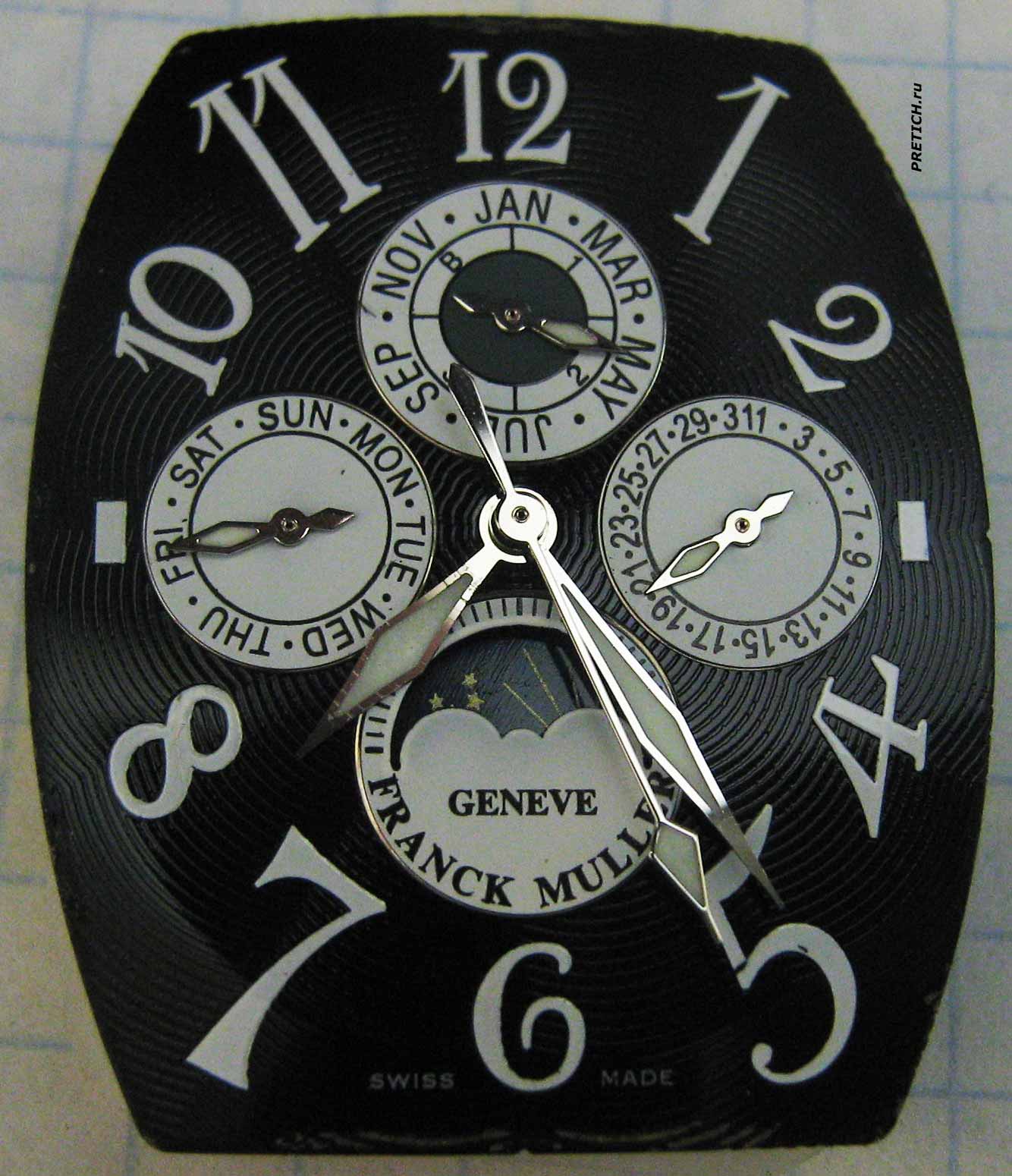 Franck Muller Conquistador SC 344 циферблат часов Franck Muller Conquistador SC 344 циферблат часов