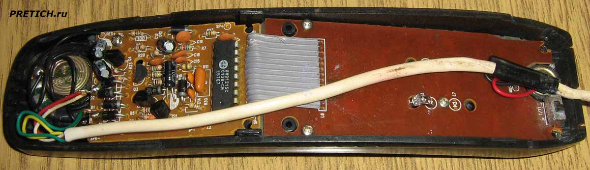 Panasoanic KX-TS100 разборка телефона связистов Panasoanic KX-TS100 разборка телефона связистов