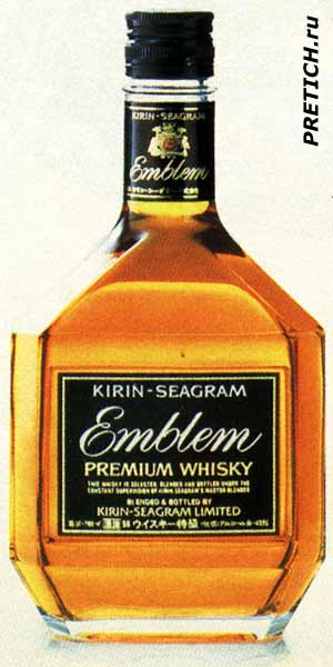 KIRIN-SEAGRAMM EMBLEM Premium Whisky Япония