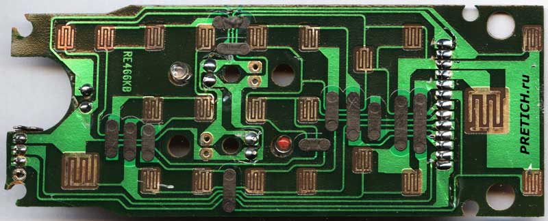 Panasoanic KX-TS100 плата номеронабирателя Panasoanic KX-TS100 плата номеронабирателя