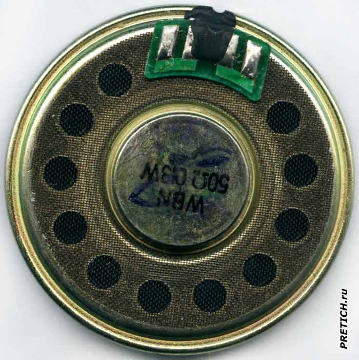 WBN 50Ω 0.3W динамик в квартирном аппарате домофона