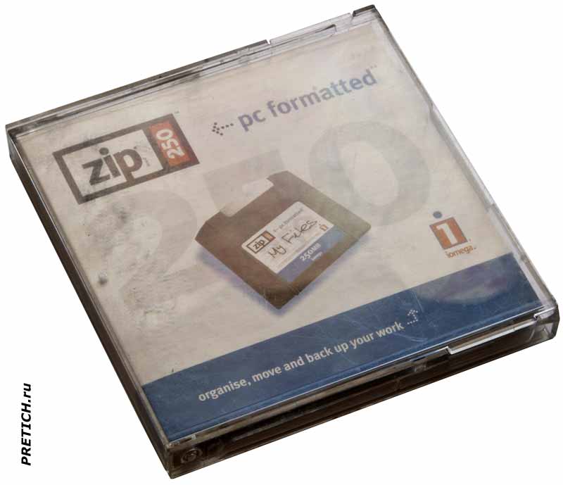 обзор дискеты ZIP 250 iomega