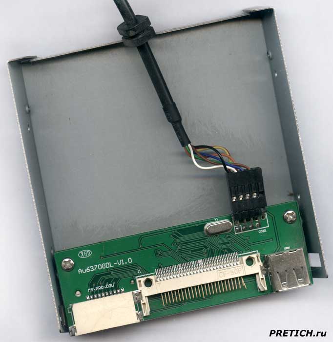 Mitsumi FA407D-ML разборка и устройство кардридера