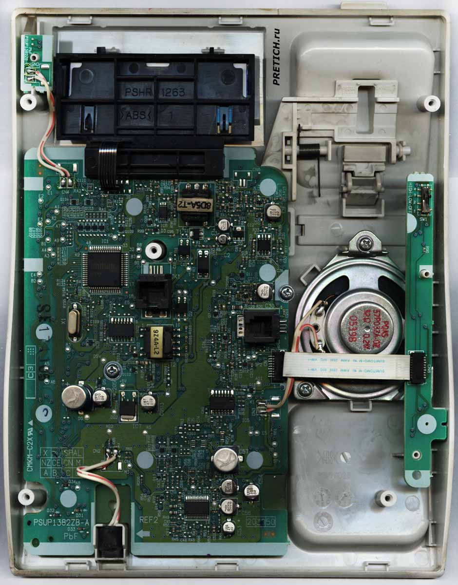 Panasonic KX-T7730 разборка телефона Panasonic KX-T7730 разборка телефона
