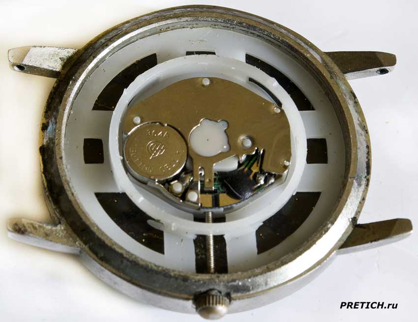 CASIO SPORT NO:621G разборка кварцевых часов CASIO SPORT NO:621G разборка кварцевых часов