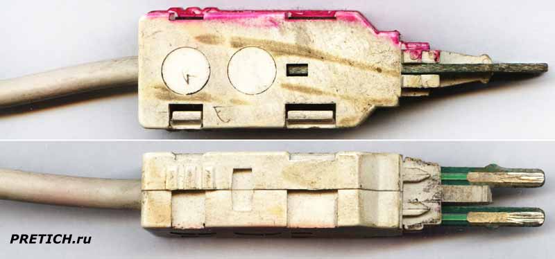 Panasoanic KX-TS100 разъем для подключения Panasoanic KX-TS100 разъем для подключения