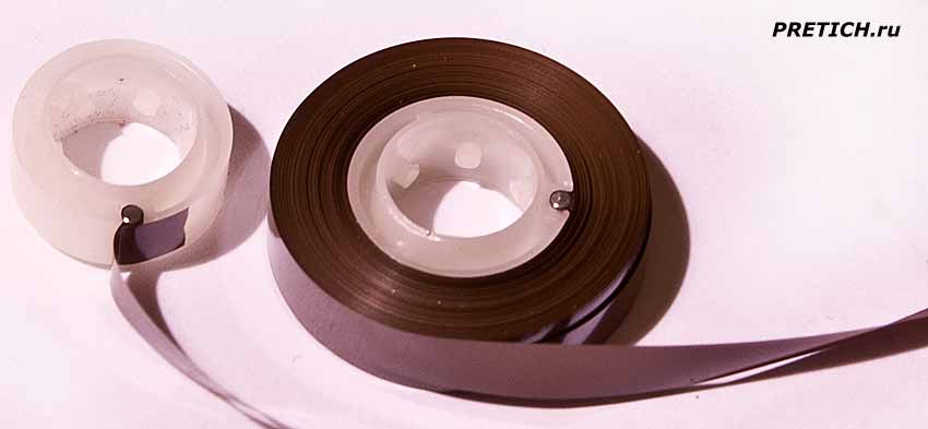 Sony MC-60 лента в микрокассете, разборка и устройство Sony MC-60 лента в микрокассете, разборка и устройство