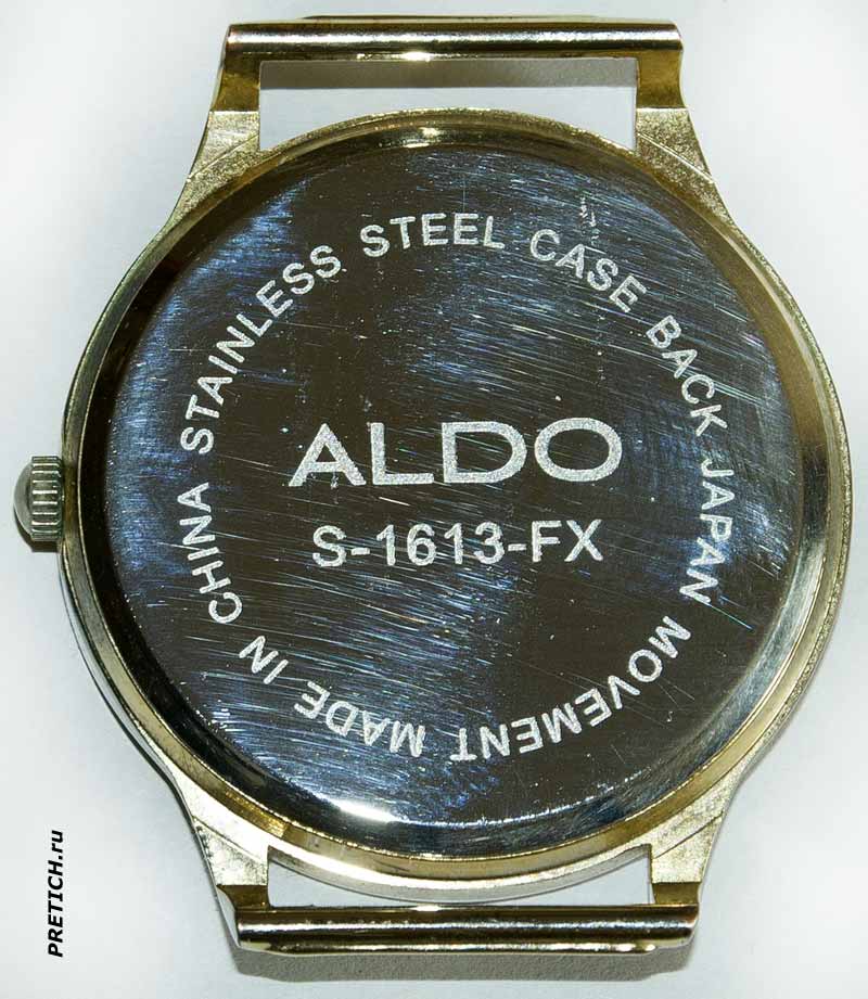 ALDO S-1613-FX описание, часы кварцевые, замена батарейки ALDO S-1613-FX описание, часы кварцевые, замена батарейки