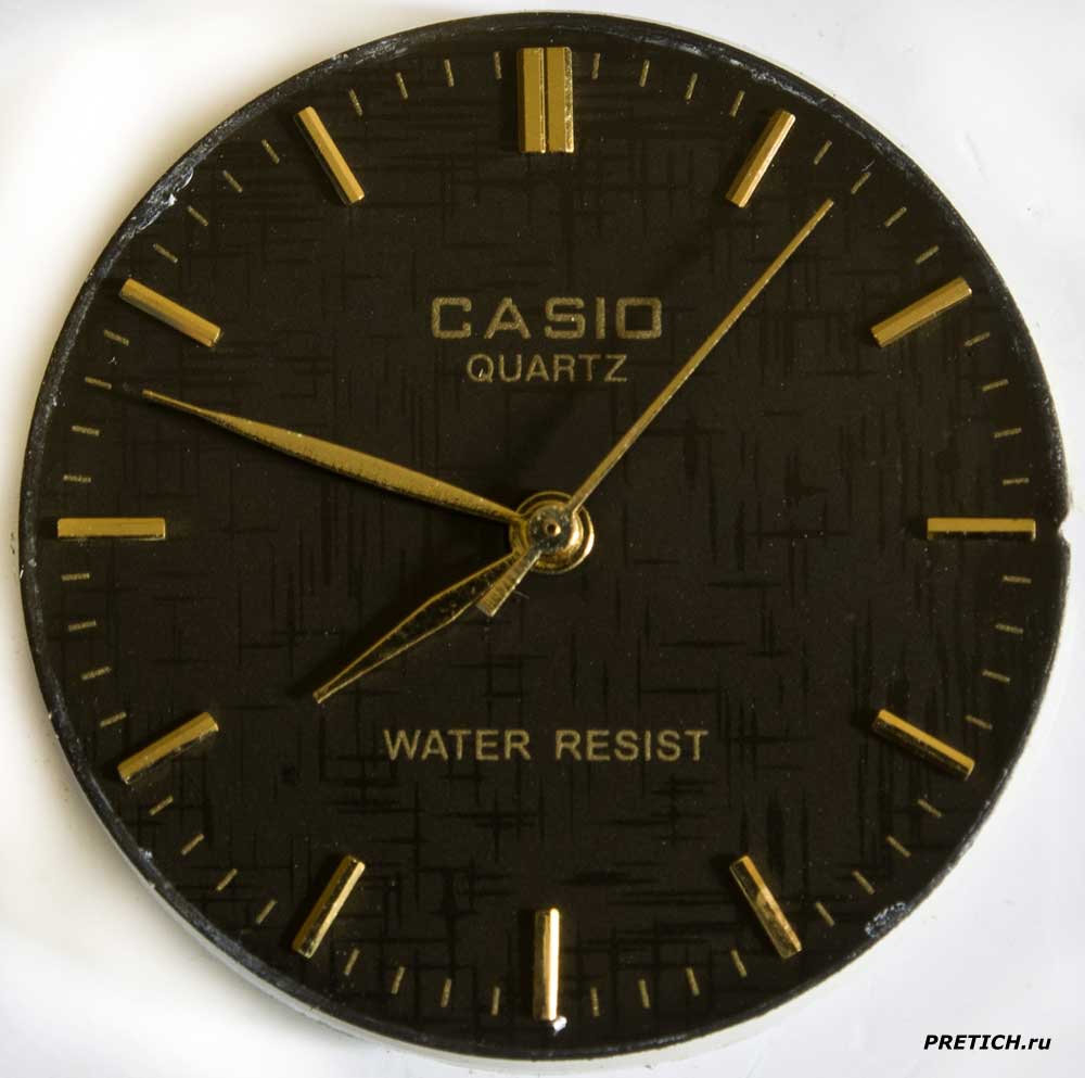 CASIO QUARTZ WATER RESIST циферблат, Китай CASIO QUARTZ WATER RESIST циферблат, Китай